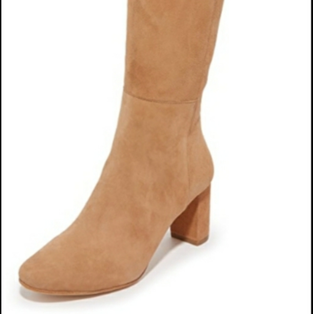 LOEFFLER RANDALL Knee Suede Boots - Picture 8 of 8